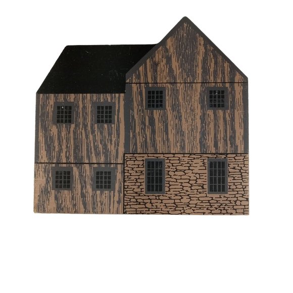 Cat's Meow Village Tradesman Series Jenny Grist Mill Signed Faline 1991 - Picture 2 of 8